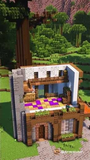 The Fantasy Resinwood House Looks Unreal! | Minecraft 🌲✨