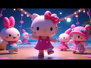 Happy Song For Kids | Hello Kitty and Friends Sing, Dance & Learn Together on the Magical Beach