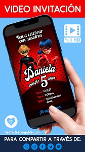 ▷ Video invitación de Ladybug para cumpleaños | 2026 🐞