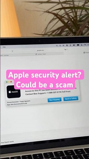 Here's how to spot a fake virus warning #shorts