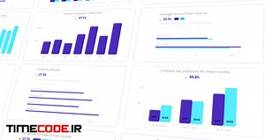 دانلود پروژه آماده افترافکت : نمودار و چارت اینفوگرافی Infographics Bars – تایم کد