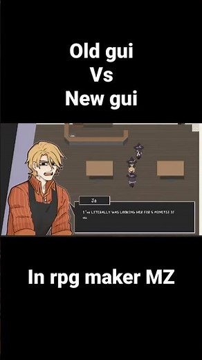 I made animated dialogue gui in RPG maker MZ using plugins!