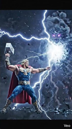 ⚡Thor vs Shadow Monster ⚡🔥 Epic Battle #shorts #thor #epicbattle
