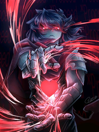 Kris Deltarune: Sketching Process and Character Growth