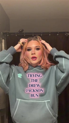 Drew Jackson Bun Tutorial for Short Thin Hair