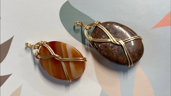 How to wrap wire around stones easily