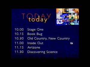 ABC TV - Friday Morning and Afternoon Programme Schedules (8/9/2000)