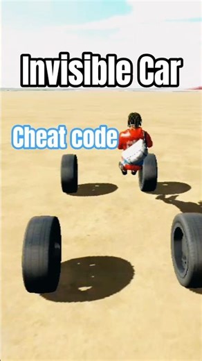 Invisible Car Cheat Code 😱🔥 Indian Bikes Driving 3D #shorts