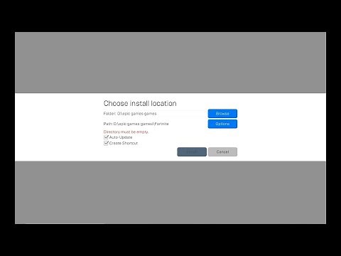 Epic Games Directory Must Be Empty Fix! (Updated 2020)