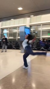 Dancers at the airport be Like 😀 @_ana_the_ballerina_ ✨✈️ #godatu #godatudance #dance #dancer #airport #ballet #ballerina | Godatu