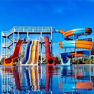 [Hot Item] Amusement Park Rides Kids Big Water Play Slides for Swimming Pool