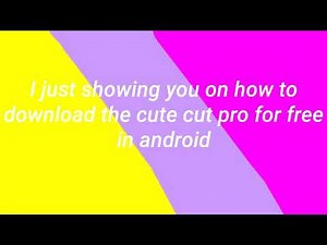 My first Video | how to download cute cut pro on android for free | Joseph Edits