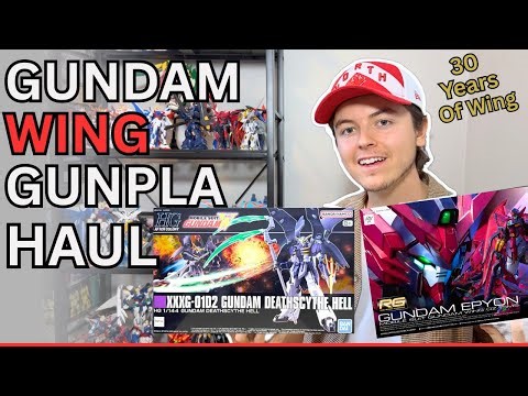 Massive Gundam Wing Gunpla Haul! Celebrating 30 Years of Gundam Wing!