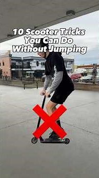 10 Scooter Tricks You Can Do Without Jumping! #scooter #scootertricks #shorts