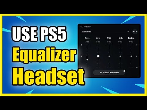 How to use Equalizer on PS5 for Best SOUND on Pulse 3D Headset (Easy Method)