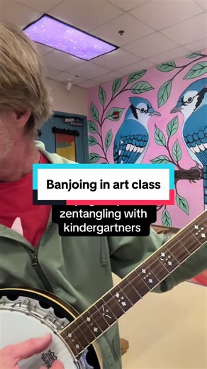 Fun Moments in Art Class with Kids and Banjo