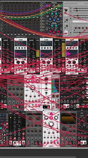 🎛️ VCV Rack | Raw Modular Techno 🎛️part2 #vcvrack #electronicmusic #techno
