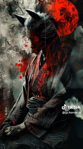JAPANESE HORROR AI ART MOVIE PART39 #horror #horrortok #jp #AIART #ninja #maiko #samurai #aitransform