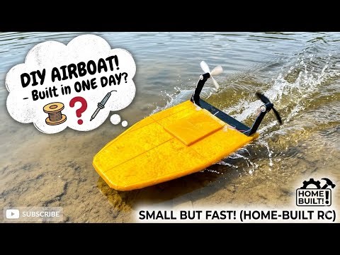 Build and Launch Your OWN RC Airboat in ONE DAY!
