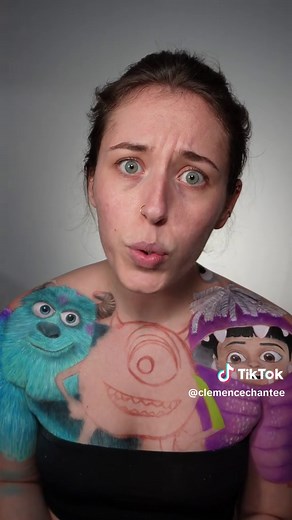 Creative Disney Makeup Inspired by Monsters Inc.