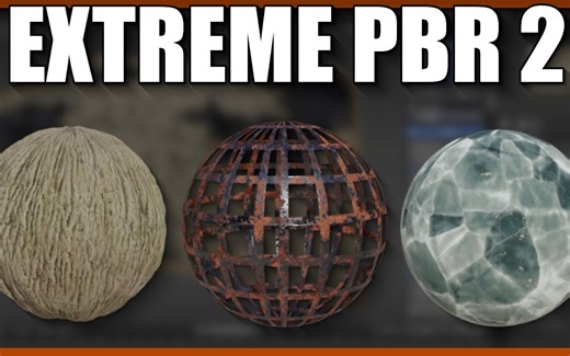 【Blender】 【中文字幕】Blender 2.8 Extreme PBR 2.0插件教程
