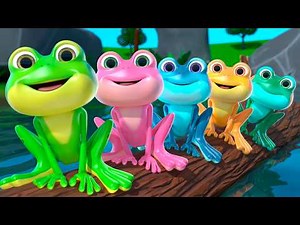 Five Little Frogs Counting Song + MORE Lalafun Nursery Rhymes & Kids Songs