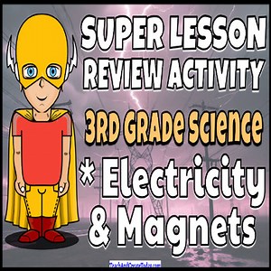 3rd 4th Grade Science Electricity and Magnets Reading Comprehension Activity