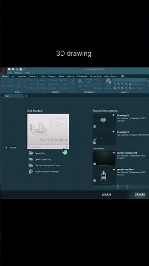 AutoCAD me new file kaise open kre | How to open dwg file in AutoCAD🤔#autocad #cad #shorts #drawing