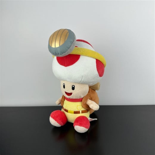 Nintendo Super Mario Sitting Captain Toad Kinopio San-ei 8” Plush Stuffed Animal Vintage Collectible - Etsy Canada