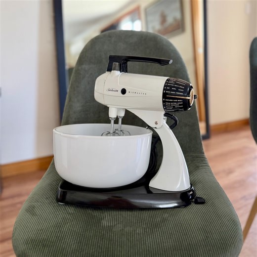 Vintage Sunbeam Mixmaster Model A24 | Working Stand Mixer | Milk Glass Bowls | Retro Kitchen Appliance - Etsy Australia