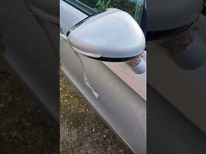 Citroen DS5 Sport 2014 replacing damaged door mirror unit and rewire
