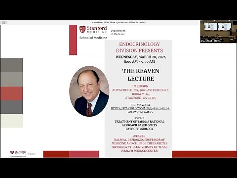 Reaven Lecture - Treatment of T2DM | DoM Grand Rounds | 20 March 2024