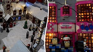 Lego-loving couple build Harry Potter's Hogsmeade out of 200,000 bricks