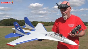 FPV conversion ! 1st flight from the cockpit | XFly Su-27 twin EDF fighter jet | Part 2 | Essential RC