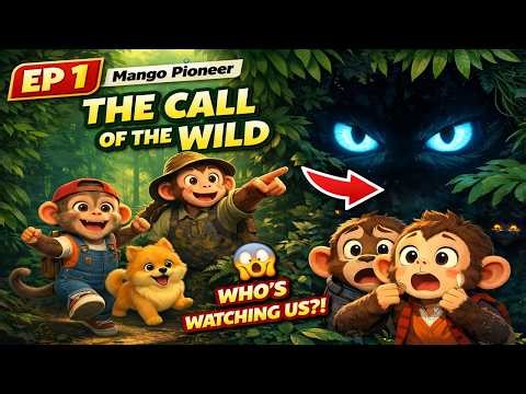 EP1: Into the Wild | Mango Family Begins Their Jungle Adventure! 🌿🐒#mangomonkeyfarmlife