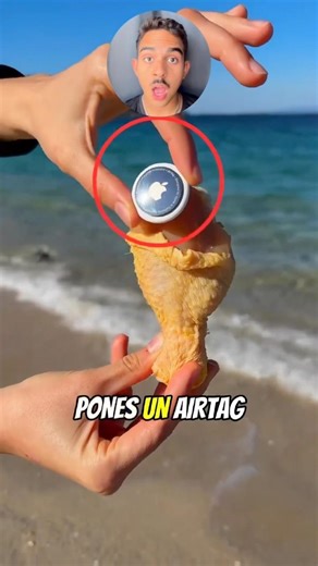 What happens to an airtag inside a chicken? 😱😳