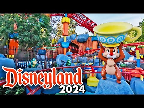 Chip 'n' Dale's GADGETcoaster 2024 - Disneyland Ride [4K60 POV]