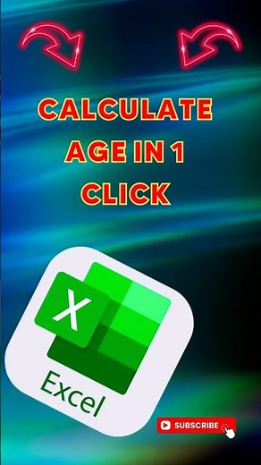 Excel Formula to Calculate Age in Seconds! | DATEDIF Explained