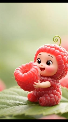 Cute raspberry eating ASMR 😋 #cute #story #shorts #trending #youtube #viral #latest #asmr #aiasmr