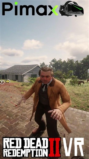 POV: You are playing RDR2 in 8K VR | Full Video Out now #rdr2 #vr #gameplay #youtubeshorts #shorts