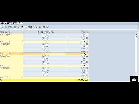 SAP ALV REPORT With Total | SAP ALV Grand Total, Subtotal | #learnabap #sapabap #alvreport #sapalv