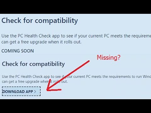 How to download PC health Check App after they removed from Microsoft website - Windows 11