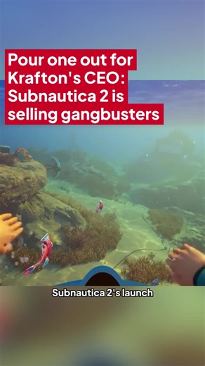 Pour one out for Krafton's CEO Subnautica 2 is selling gangbusters #pcgamer #pcgaming #subnautica2