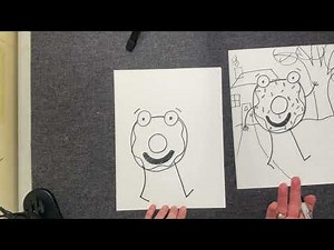 Draw Arnie, from the book, Arnie The Doughnut