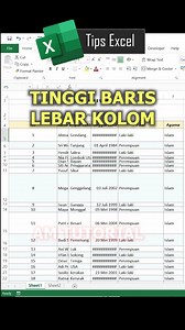 atur kolom dan baris #microsoftword #belajarngetik #belajarexcel #belajarkomputer #tutorialkomputer | AM Tutorial