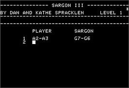 Sargon 2 - Apple II - Games Database