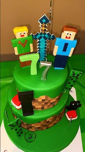 Minecraft Cake 🎂😋