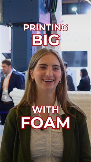 3Dnatives on Instagram: "💭Printing BIG with FOAM💭 At Formnext, we got an up-close look at FANUM’s Lambda ST Hybrid, a large-format 3D printer designed for foamed polystyrene. Lightweight, easily machinable, and built for oversized prototypes, molds, and architectural forms where speed matters. ⚡️"