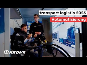The first automated trailer? KRONE at transport logistic 2023 | KRONE TV