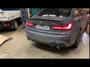 BMW 330e exhaust mod